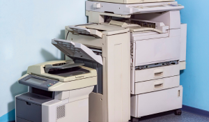 old copier and printer